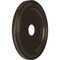 Ekena Millwork Traditional PVC Medallion (Canopies up to 11 1/2"), 19"OD x 3 1/2"ID x 1 1/2"P, Metallic Dark Bronze CMP19TRCDB - alternate 3